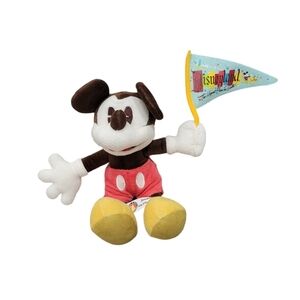 Disneyland Mickey Mouse Stuffed Toy Vintage red